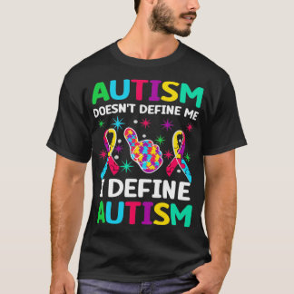 Autism definierar mig som autism Awa T Shirt