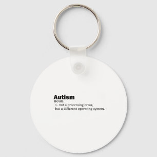 Autism Definition Det är inte ett handikapp en ann Nyckelring