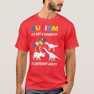 Autism dess inte ett handikapp dess annorlunda för t shirt