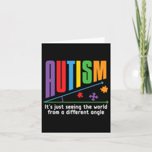 Autism - det är bara att se världen annorlunda Vin Kort