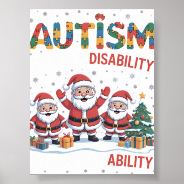 Autism Det är inte en funktionsnedsättning Dabba S Poster (Framsidan)