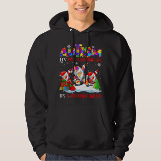Autism Det är inte ett funktionshinder Dabba Santa Hoodie