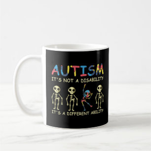 Autism Det är inte ett handikapp. Det är en annan Kaffemugg