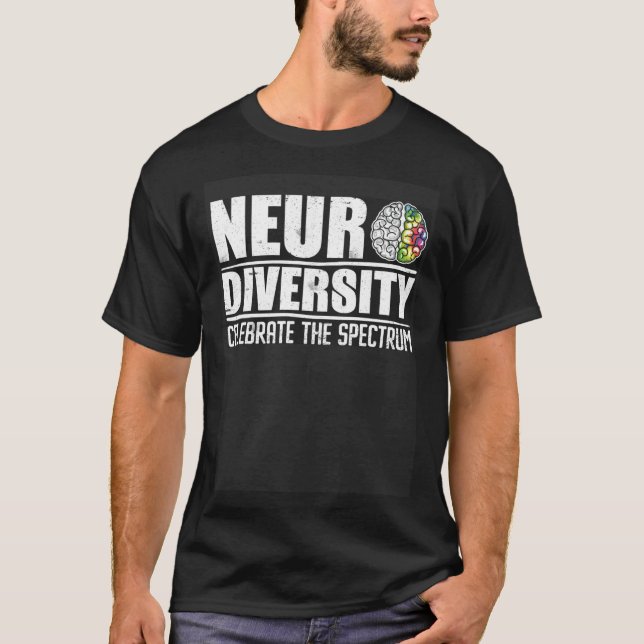 Autism diversity neurodiversity autistics Awarenes T Shirt (Framsida)