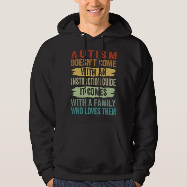 Autism Doesn t Come With An Instruction Guide  Awa Hoodie (Framsida)