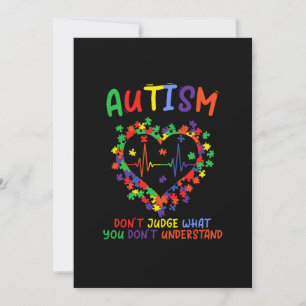 Autism dömer inte vad du inte förstår spara datumet