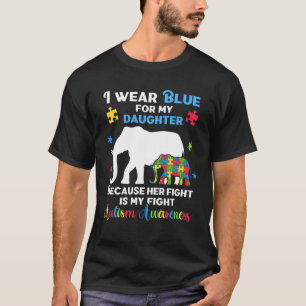 Autism Dotter Mamma Pappa S, Roligt Puzzle Autisti T Shirt