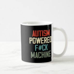 Autism Driven F#ck Maskin Retro Hälsoplagg M Kaffemugg
