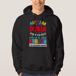 Autism Duma Folk kollar upp sina hjältar Stigning Hoodie