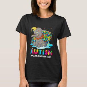 Autism Elephant Dumbo Autism Walking A other P T Shirt