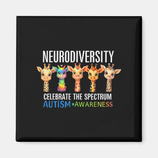 Autism Embrace Neurodiversity Firar Spectr Magnet