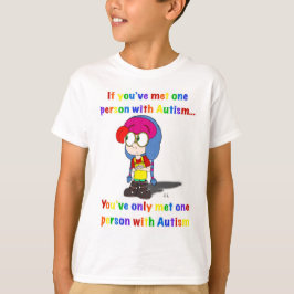 Autism: en storlek passar inte alla medvetenhet t- t shirt