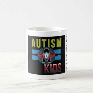 Autism en ungevit 325 ml klassikervit Mug* Kaffemugg