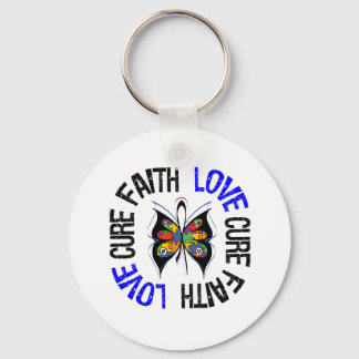Autism Faith Kärlek Hope Butterfly Nyckelring