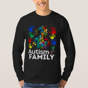 Autism Familj Navigerande Autism Autism Mamma Papp T Shirt