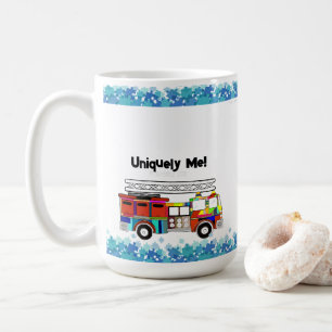Autism Firelångtradarpuzzle delar Kaffemugg