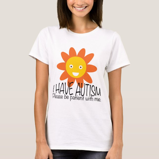 Autism Flower Cute Awareness Tröja (Framsida)