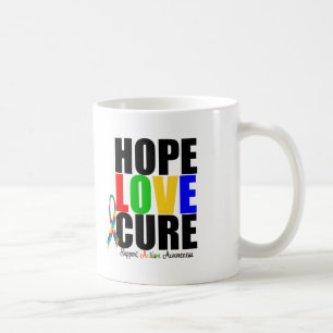 Autism för band för pussel för hoppkärlektro kaffemugg