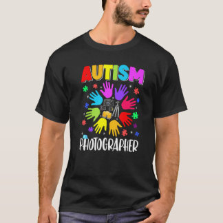 Autism Fotograf Pussel Autism Medvetenhet Autist T Shirt