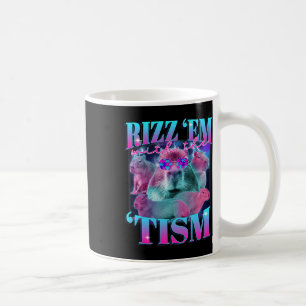Autism Funny Rizz m.fl. med Tism Capybyra Mema A Kaffemugg