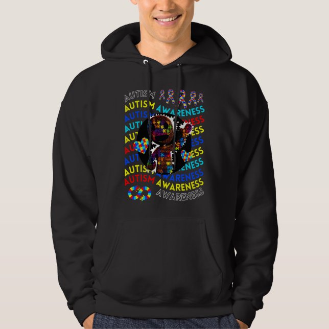 Autism Gamer Navigating Autism T Autism Mom Dad Ga Hoodie (Framsida)