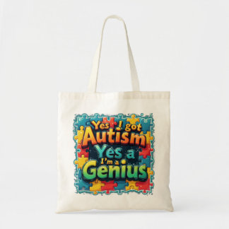 Autism Genius Tygkasse