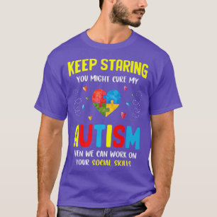 Autism GER För manar Women Vuxen Aspie ADHD Awaren T Shirt