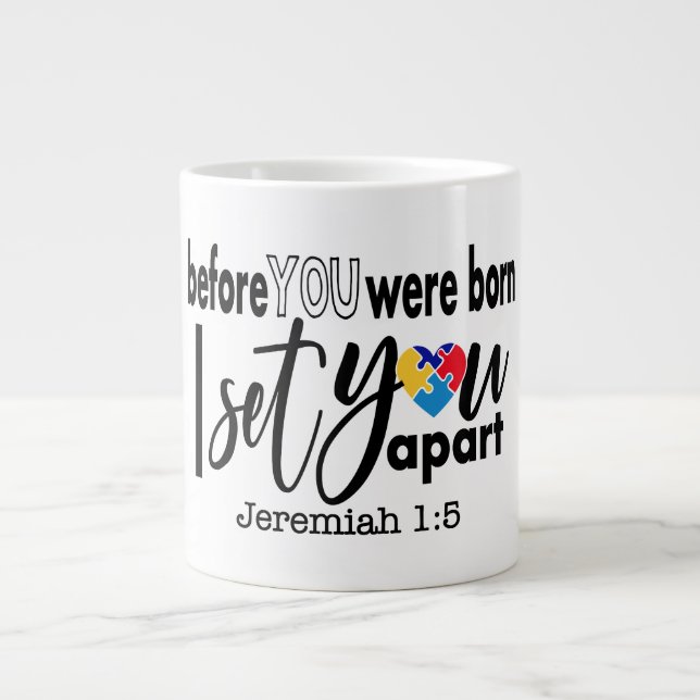 Autism Gift Jumbo Mugg (Framsidan)