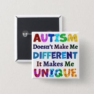 AUTISM gör mig UNIK Knapp