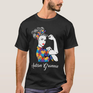 Autism Grammie Shirt Grammie Autism Awareness Gift T