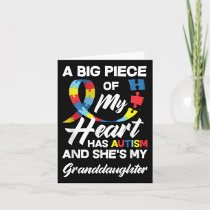 Autism Grandma _ Grandpa Autistic Granddotter Au Kort