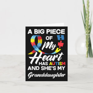 Autism Grandma Grandpa Autistic Granddotter Auti Kort