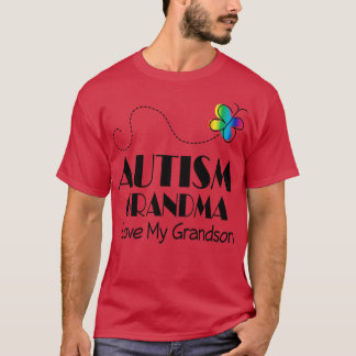 Autism Grandma I Kärlek Min morson T Shirt