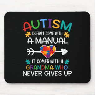 Autism Grandma Kärlek Autistic Kids Autism Awarene Musmatta