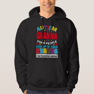 Autism Granna Folket vaknar upp sina hjältar Stign Hoodie