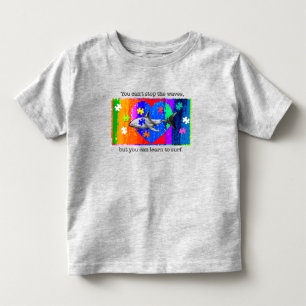 Autism Haj 5/6T GRÅ T Shirt