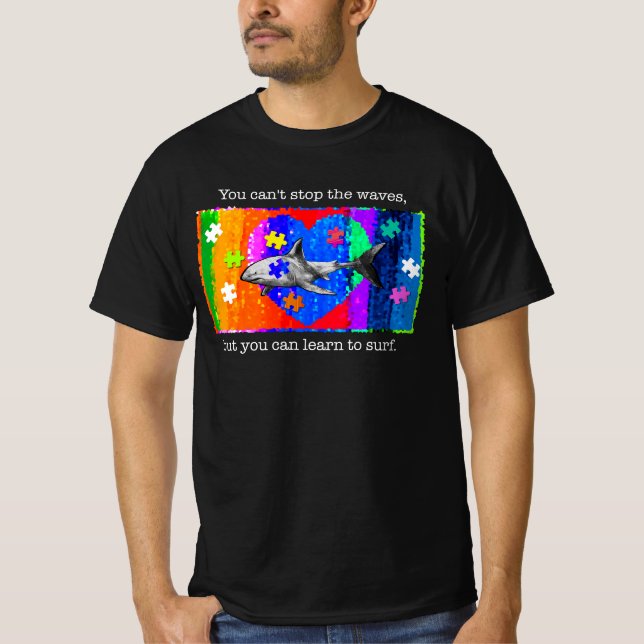 Autism Haj MÄN T Shirt (Framsida)