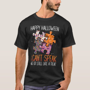 Autism Halloween Bus eller Godis Autistisk Autism T Shirt