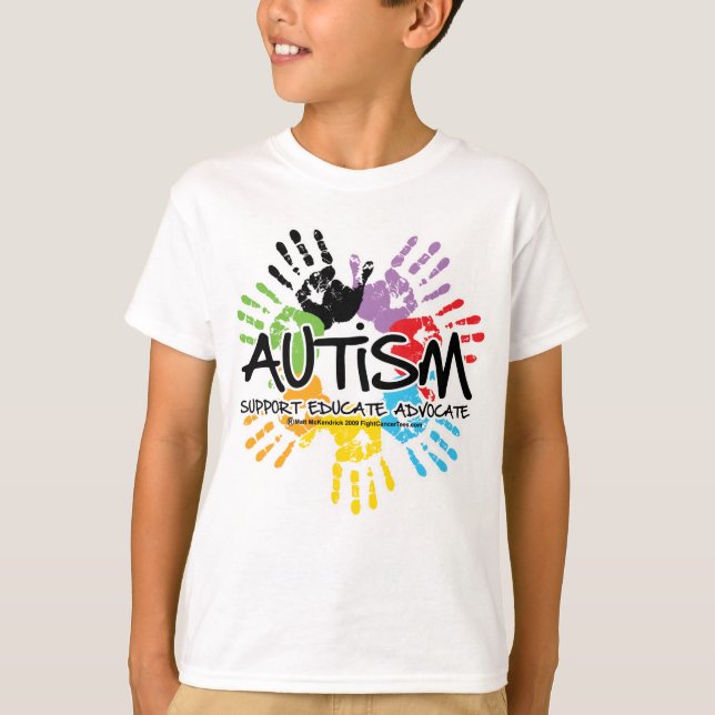 Autism Handprint T-shirt (Framsida)