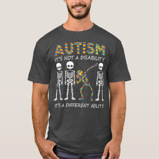 Autism har en annan förmåga, en fin dabbing t shirt