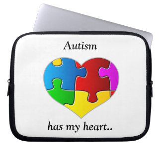 Autism har min hjärta….,fodral/sleeve laptop sleeve