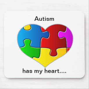Autism har min hjärtamus att vaddera… musmatta