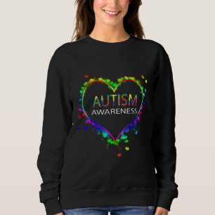 Autism-Heart Puzzle Autism Awareness Gift Manar Wo T Shirt