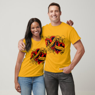 Autism Hope Faith Dual Hearars T-shirt
