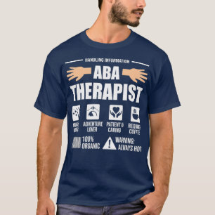 Autism i ABA-terapihandledaren för beteendeanalys T Shirt