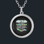 Autism i Mamma är en resa som jag aldrig har plane Silverpläterat Halsband<br><div class="desc">Lustigt Autism Shirt för barn för honom "Lustigt Autism Awareness 2022 Shirt"</div>