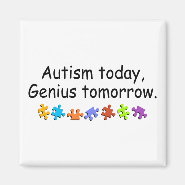 Autism i morgon i Genius Magnet (Framsidan)