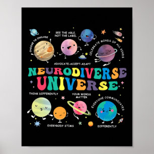 Autism i universell rymdplanet med stor mångfald poster