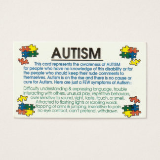 Autism Informant Visitkort