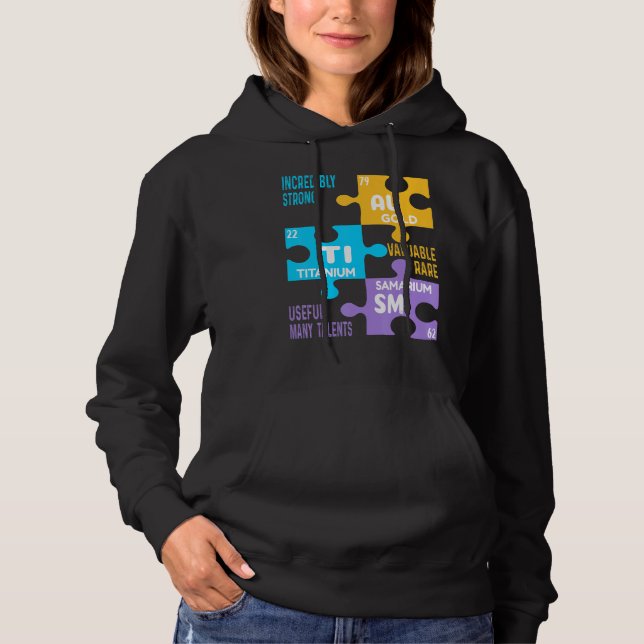 Autism Inslag Autism Awareness T Shirt (Framsida)